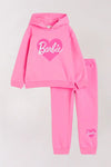 Barbie Printed Hoodie Set_Pink