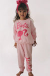 Barbie Printed Sweatshirt Set_Pink