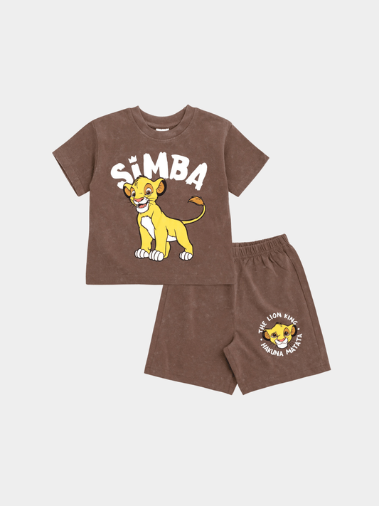 Boys' Simba "The Lion King" T-shirt And Shorts Set