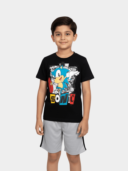 Boys Sonic T-shirt & Shorts Set