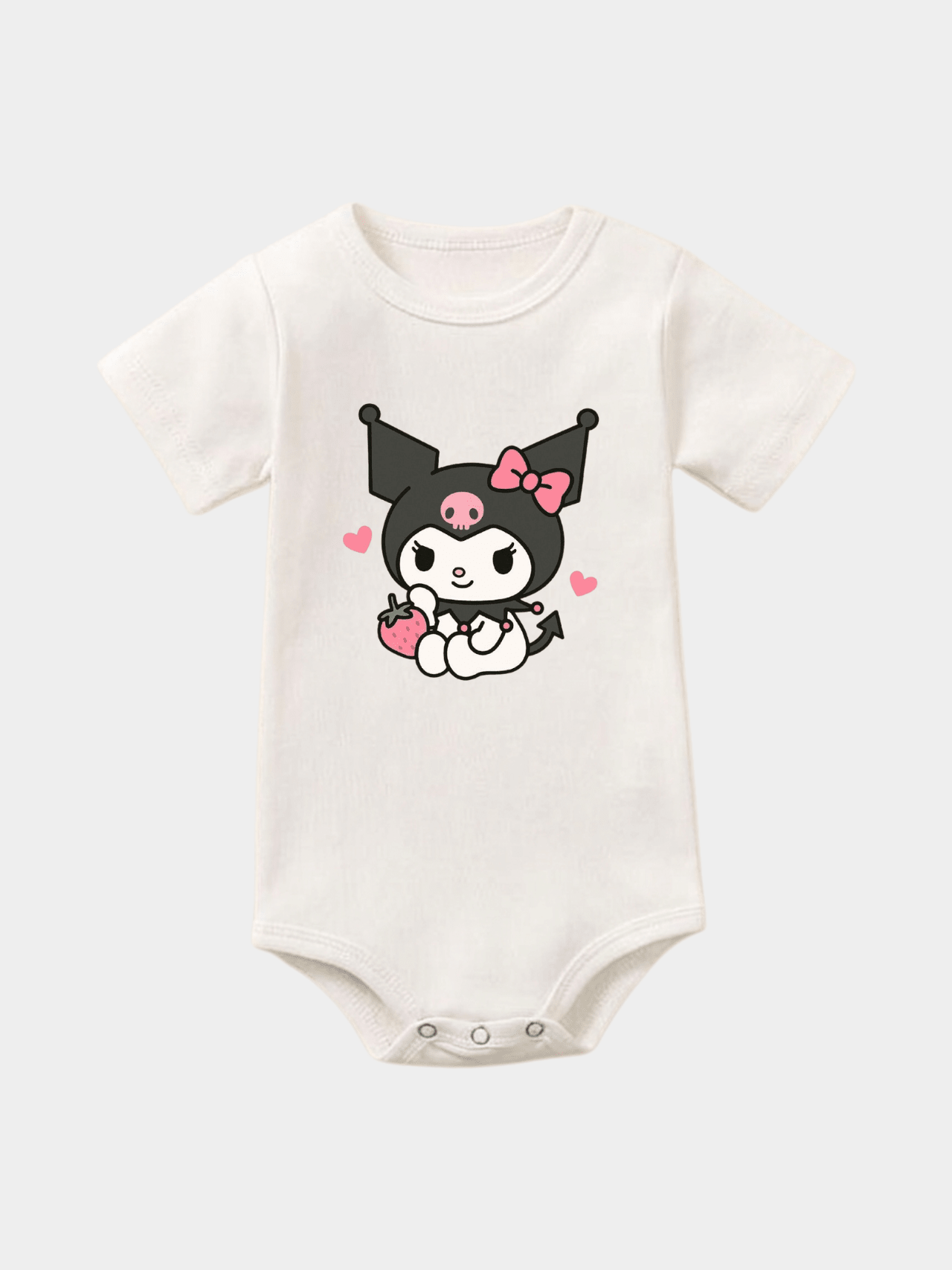 Cartoon Kuromi Strawberry Bodysuit – Off White