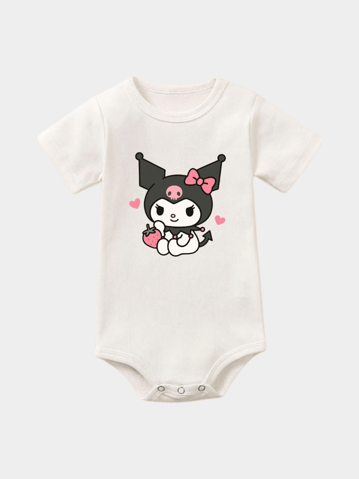 Cartoon Kuromi Strawberry Bodysuit – Off White