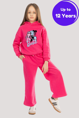 Clothxtra 2pcs Winter Barbie Hoodie & Pant Set (up to 12 years)