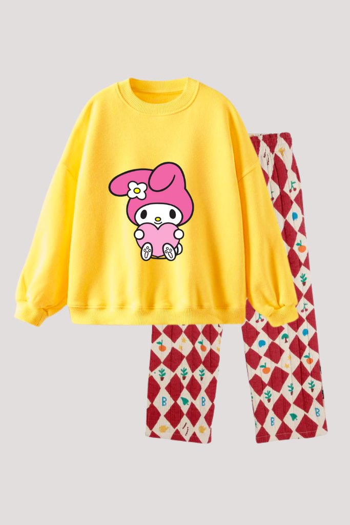 Clothxtra Winter 2pcs Hello Kitty Stylish Set (up to 12 years)