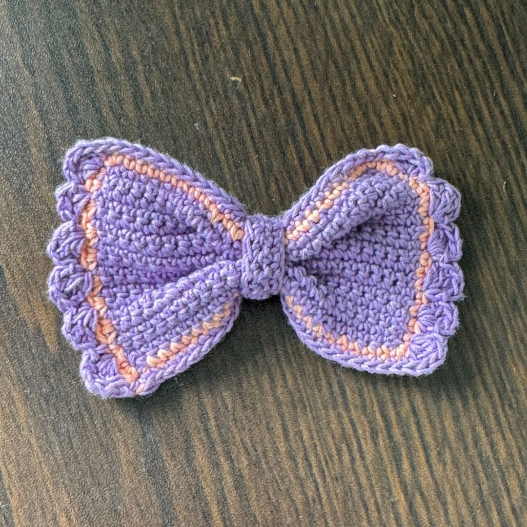 Crochet Hair Bow