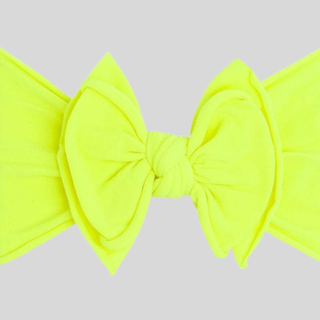 Cute Lemon Yellow Baby Princess Bow