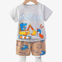 Dino Match T-Shirt Set