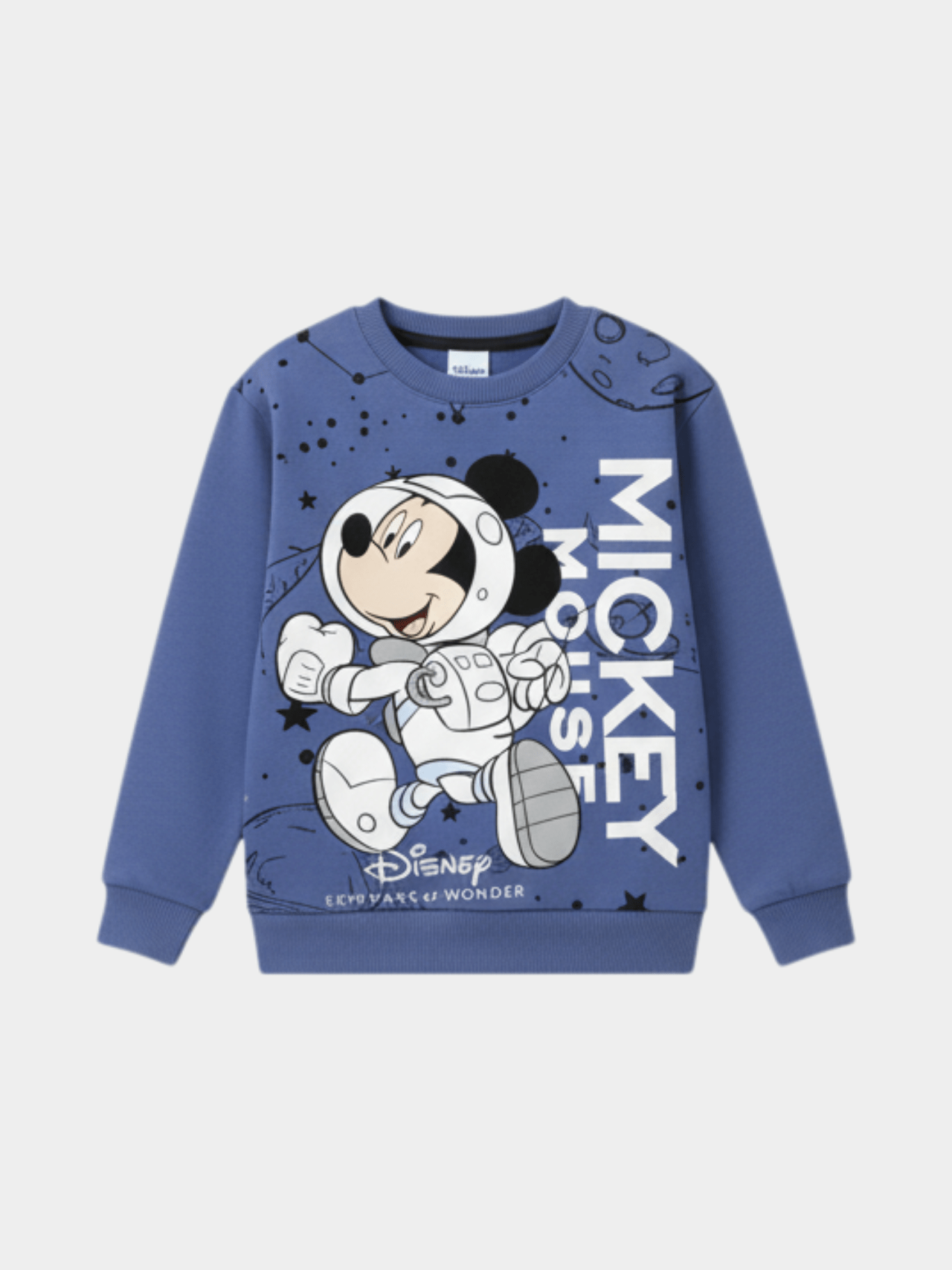 Disney Mickey Mouse Astronaut Kids Blue Sweatshirt