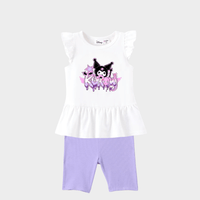 Eid Special Kids Girl Kuromi Printed Set