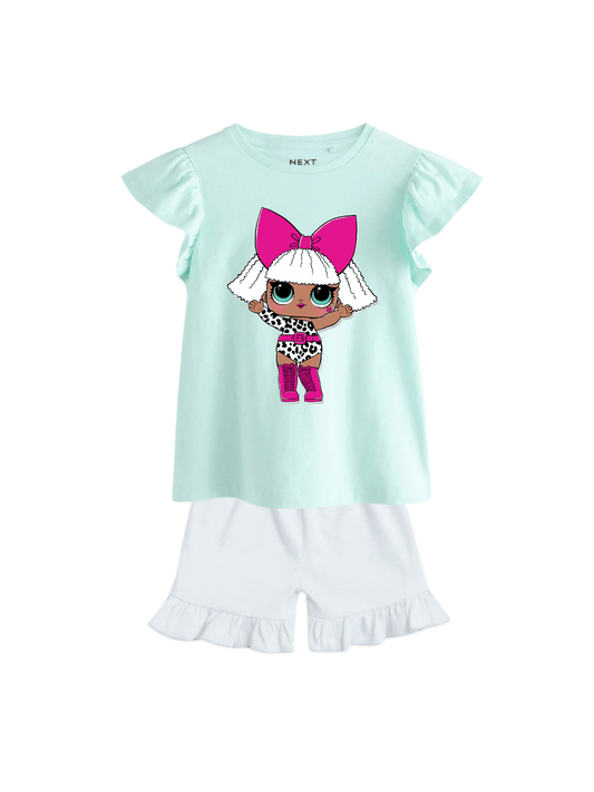 Eid Special Kids Girl L.O.L Printed Set
