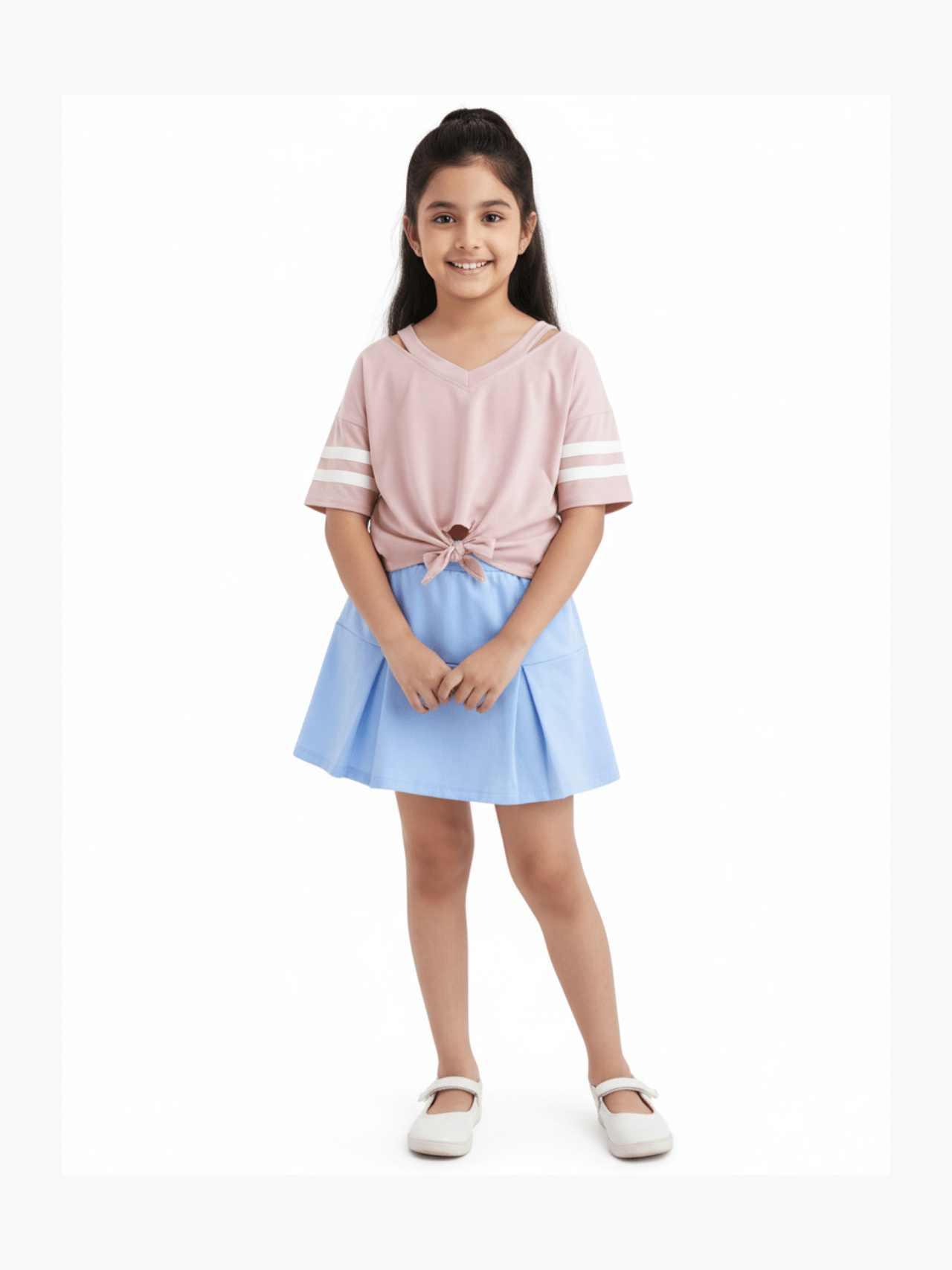 Fancy T-shirt & Skirts Set