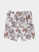 Girl Lavender Flutter Sleeve Top & Butterfly Print Bow Romper Set