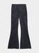 Girls' Bow Print Flared Leggings