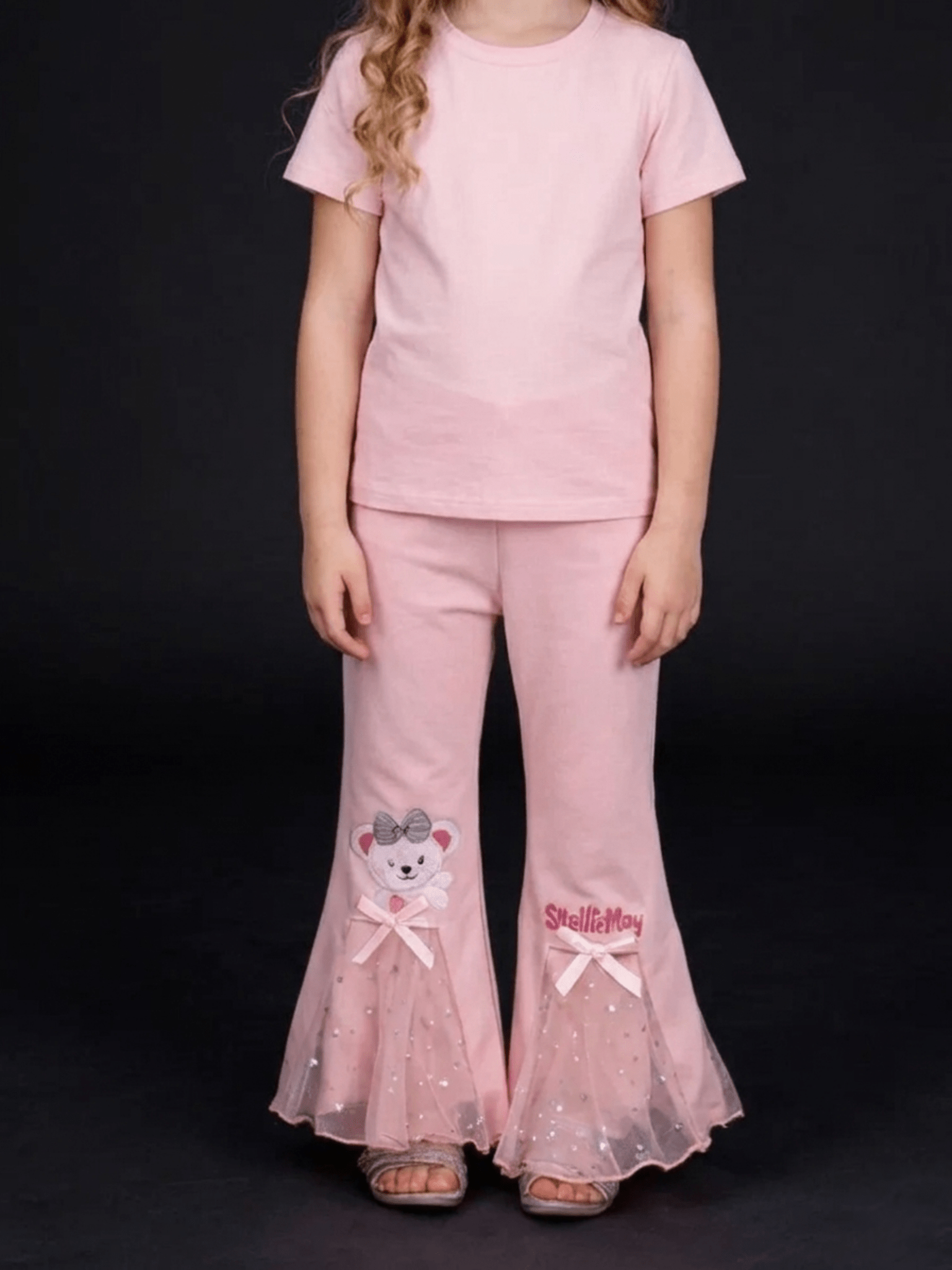 Girls Bunny Appliqué Flare Pant (3 - 12yrs)