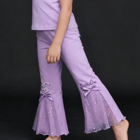 Girls Bunny Appliqué Flare Pant (3 - 12yrs)