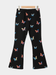 Girls' Butterfly Print Flared Sweatpants