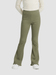 Girls Comfy Pale Olive Ribbed Bell Bottoms
