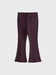 Girls Deep Plum High - Waist Flare Pants