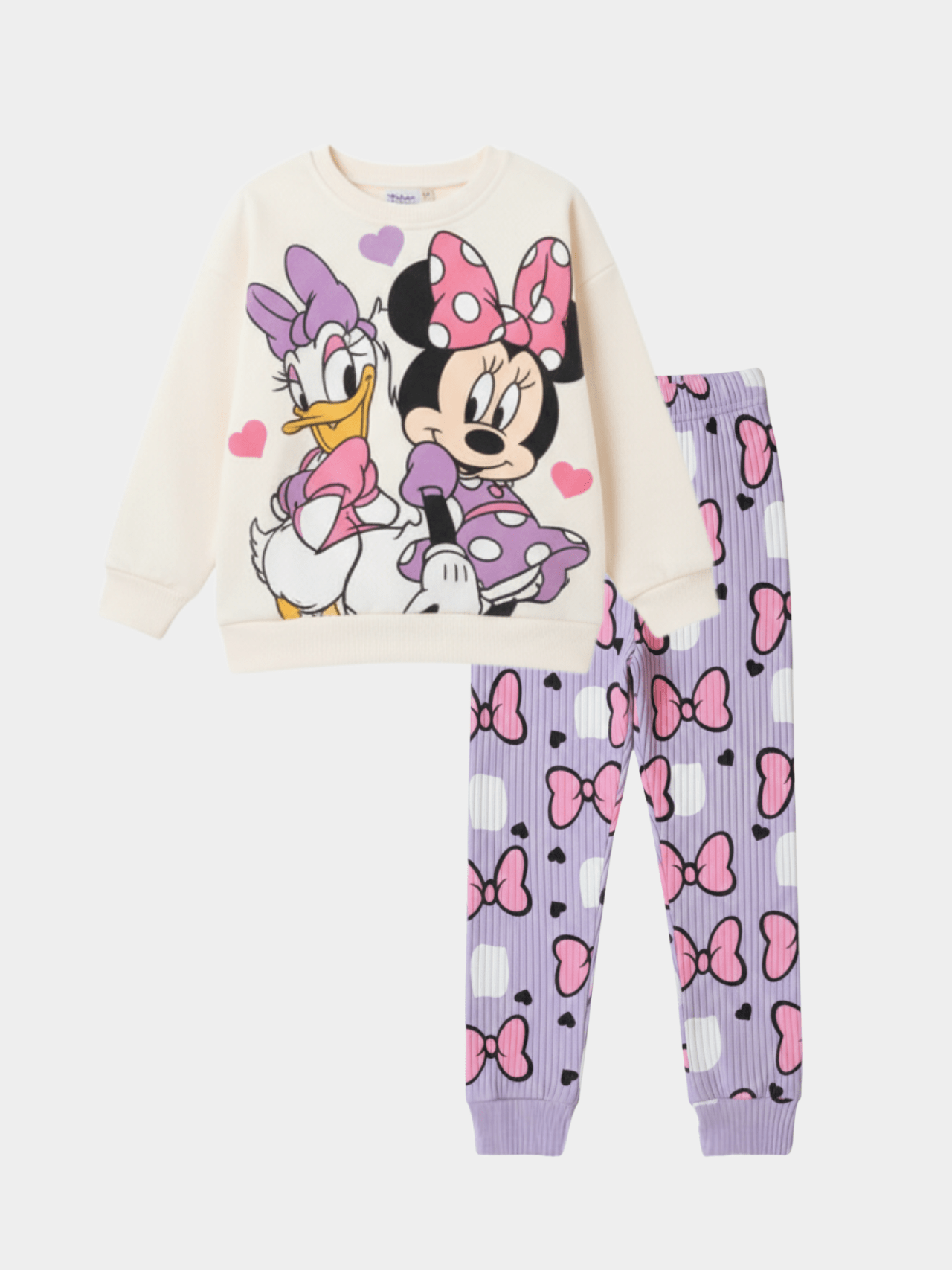 Girls' Disney Minnie Mouse Sweatshirt & Trousers Set