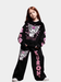 Girls' Kuromi Black & Pink Graphic Sweatshirt and Trousers 2 - Piece Set