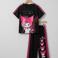 Girls Kuromi T-shirt & Pants Set (4 - 12yrs)