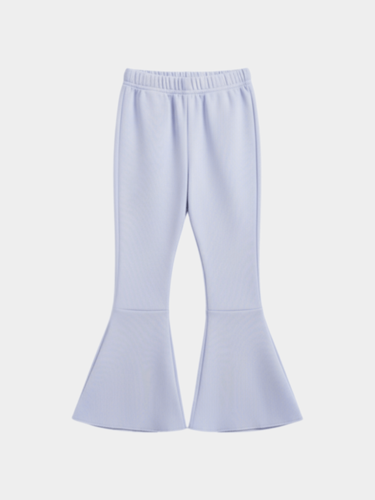 Girls' Lavender Flare Sweatpants - Comfy Kids' Bell Bottom