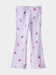 Girls' Lilac Ditsy Floral Flared Leggings