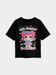 Girls' L.O.L. Surprise! Rock & Roll Graphic T-Shirt | Black Cotton Tee