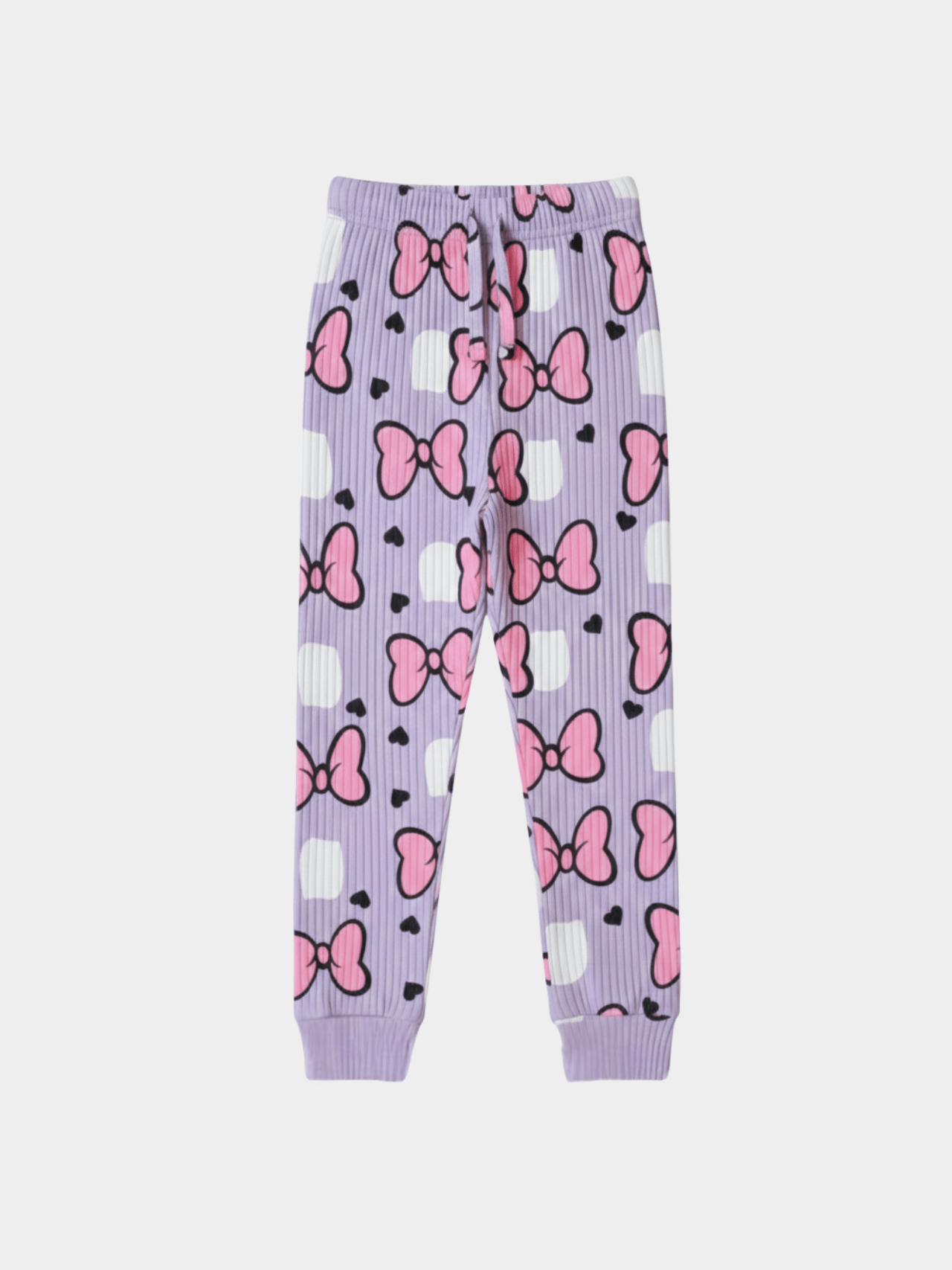 Girls' Minnie Bow Print Joggers