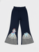 Girls' Navy Blue Snow White Flare Pant