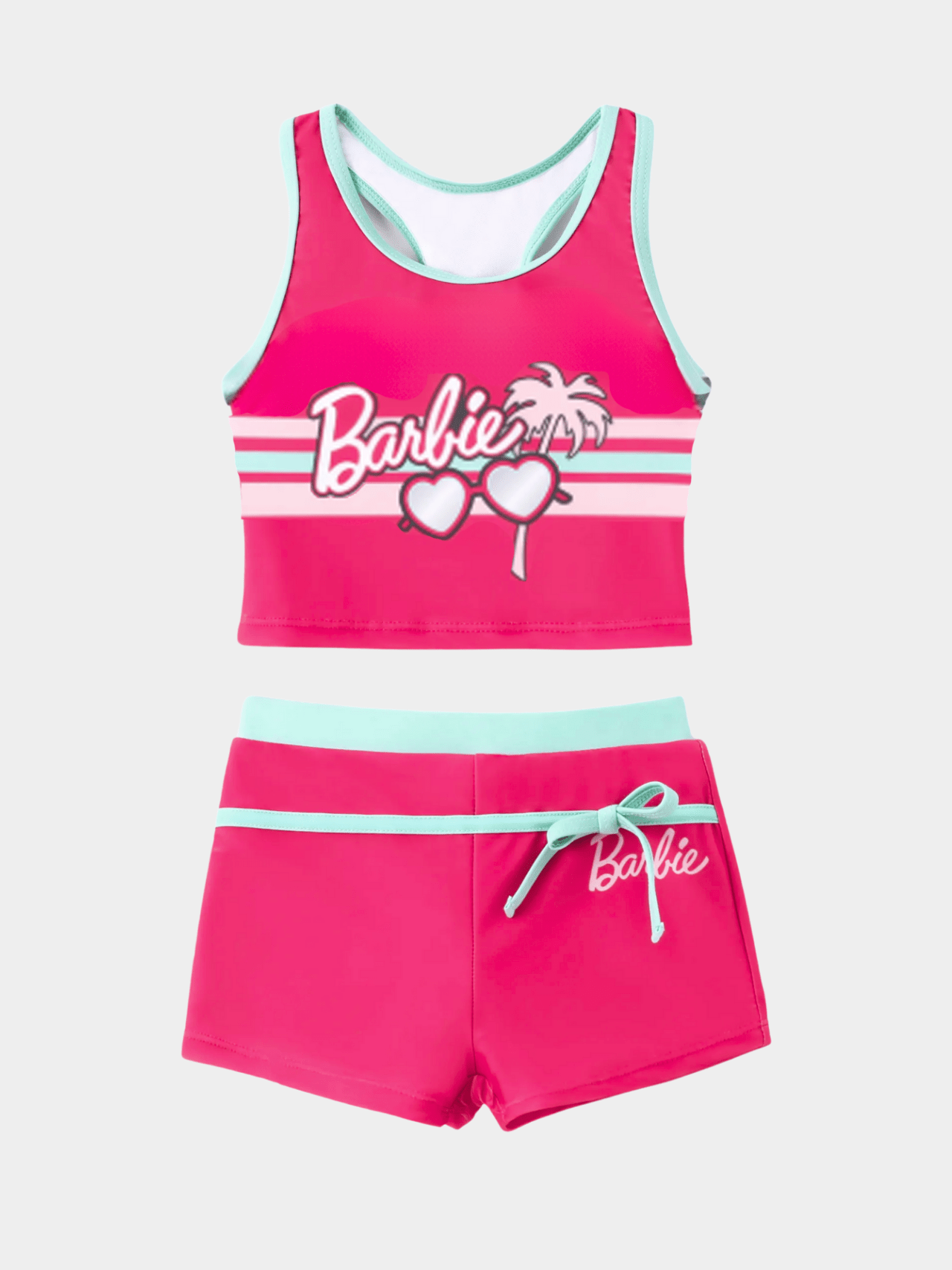 Girls' Pink Barbie Beach Swimsuit