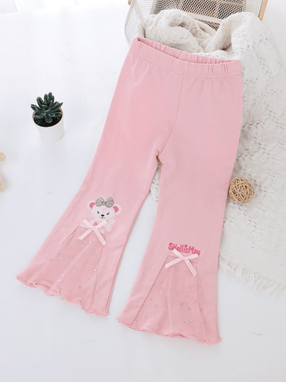 Girls ShellieMay Pink Flare Pant (3 - 12yrs)