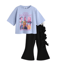 Girls Sky K Pop Huntrix T-shirt & Pants Set