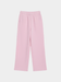 Girls' Solid Pink Wide - Leg Cozy Sweatpants