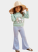 Girls' Stitch Sweatshirt & Flared Pant Set