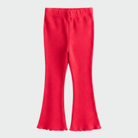 Girls Vibrant Fuchsia High - Waist Flare Pants
