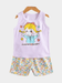 Happy Baby Printed T-shirt Set For Kids Girl (6mths - 6yrs)