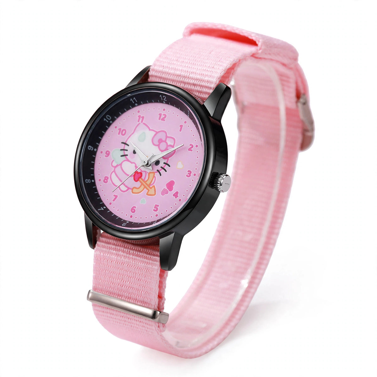 Kids Hello Kitty Nylon Strap Watch - Pink