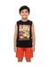 Kids 2pcs Car Printed T-shirt & Shorts Set