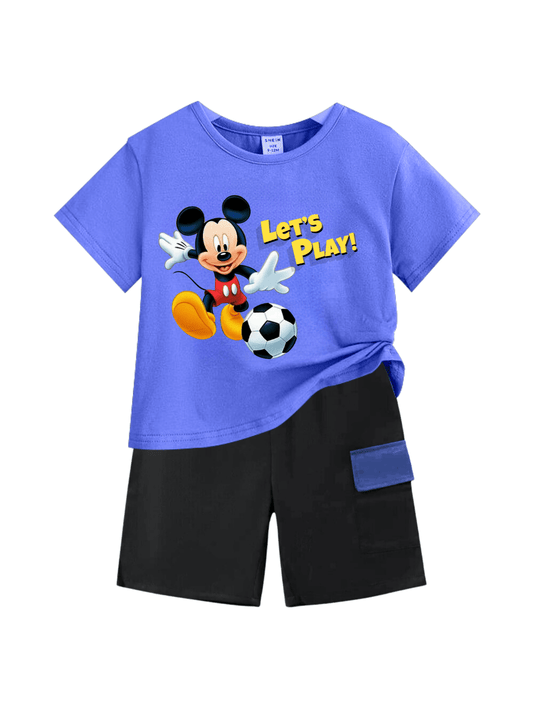 Kids 2pcs Micky Mouse T-shirt Set