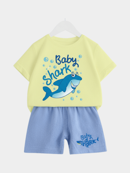 Kids Baby Shark T-shirt Set (6mths - 6yrs)