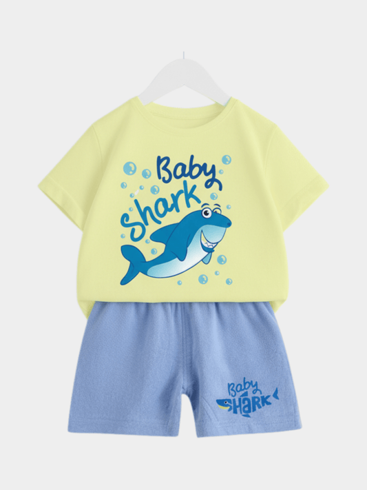 Kids Baby Shark T-shirt Set (6mths - 6yrs)