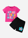 Kids Barbie Printed T-shirt & Pant Set (2yrs - 10yrs)