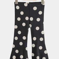 Kids Black Dotted Printed Pant (3yrs - 12yrs)
