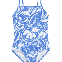 Kids Blue Flower Swimsuit