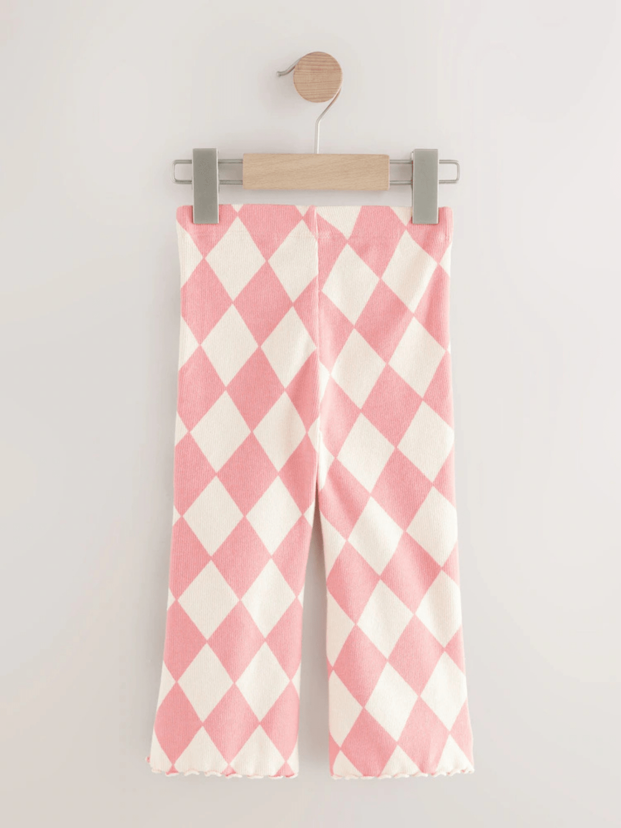 Kids Blush & White Gingham Pants (3yrs - 12yrs)