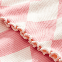 Kids Blush & White Gingham Pants (3yrs - 12yrs)
