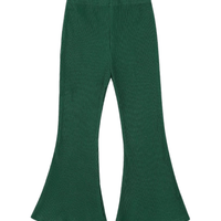 Kids Bottle Green Flared Pant (3yrs - 12yrs)