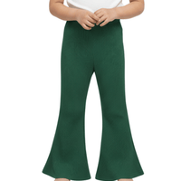Kids Bottle Green Flared Pant (3yrs - 12yrs)