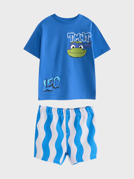 Kids Boy Blue Teenage Mutant 2pcs T-shirt & Shorts Set (2yrs - 10yrs)